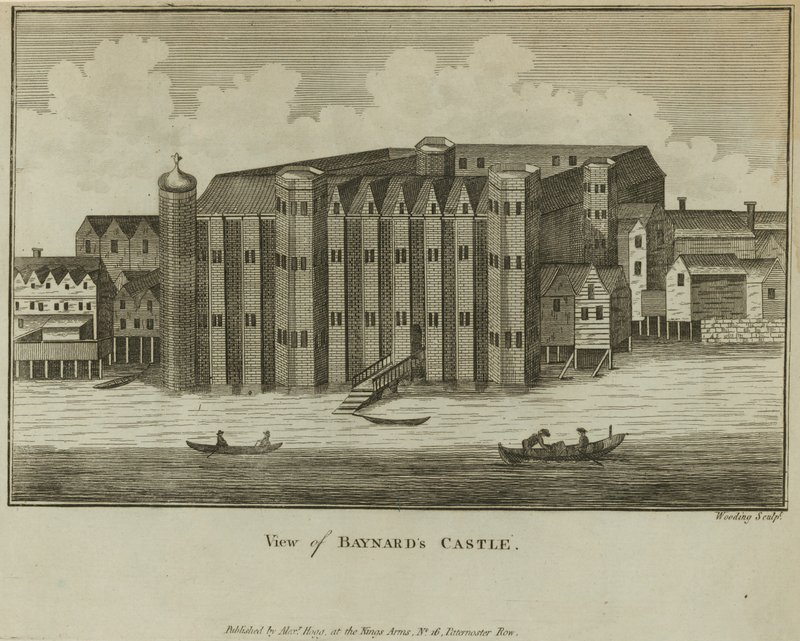 A Baynards-kastély általános képe alkotó: English School