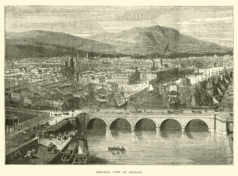 Belfast általános képe alkotó: English School