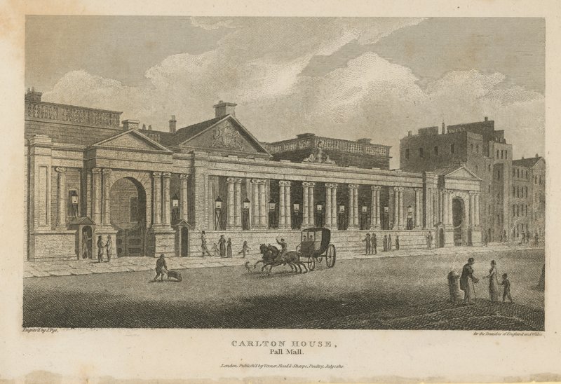 A Carlton House általános képe alkotó: English School