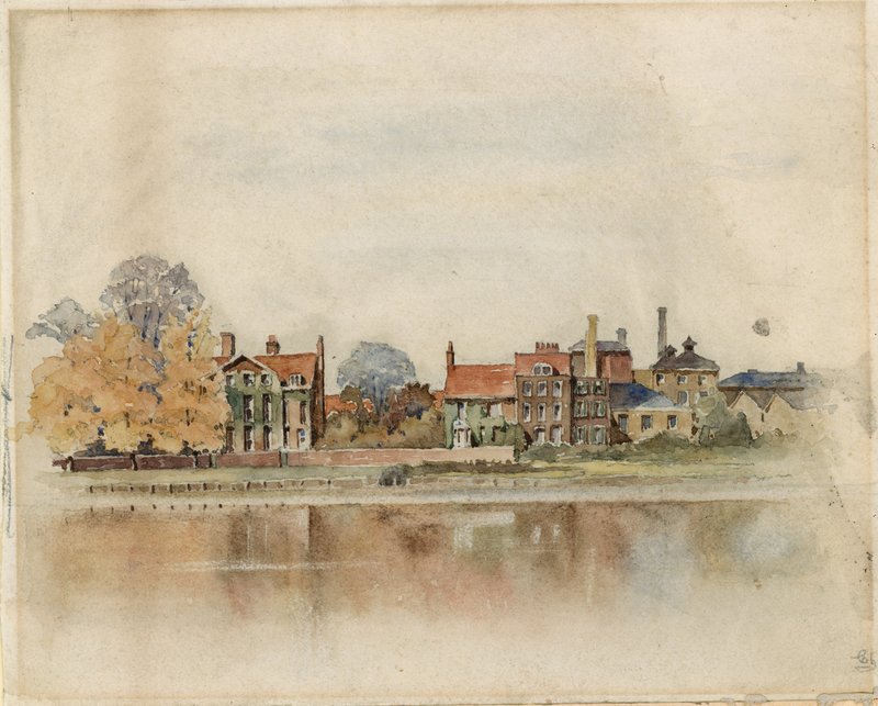 A Chiswick Mall általános képe (wc papíron) alkotó: English School