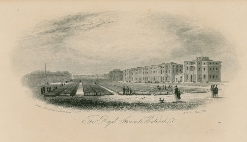 A Királyi Arzenál általános képe alkotó: English School