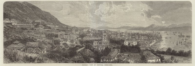 Victoria általános képe Hongkongban alkotó: English School