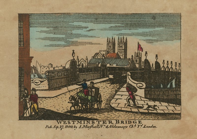 A Westminster híd általános képe alkotó: English School