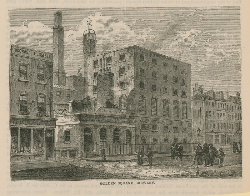 A Golden Square Sörgyár általános képe alkotó: English School