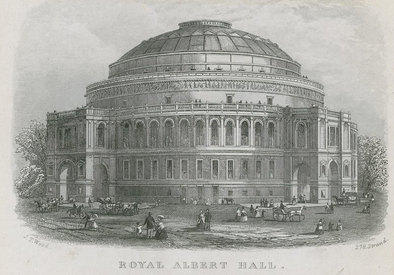 A Royal Albert Hall általános képe alkotó: English School