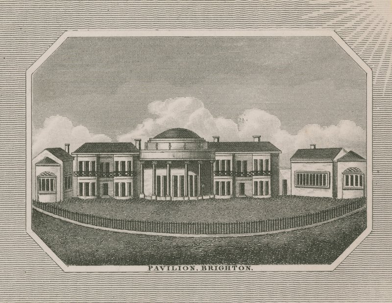 A Royal Pavilion Estate általános képe alkotó: English School