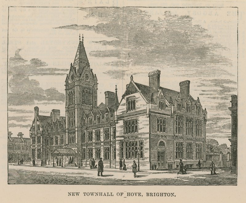 Hove új városháza általános képe alkotó: English School