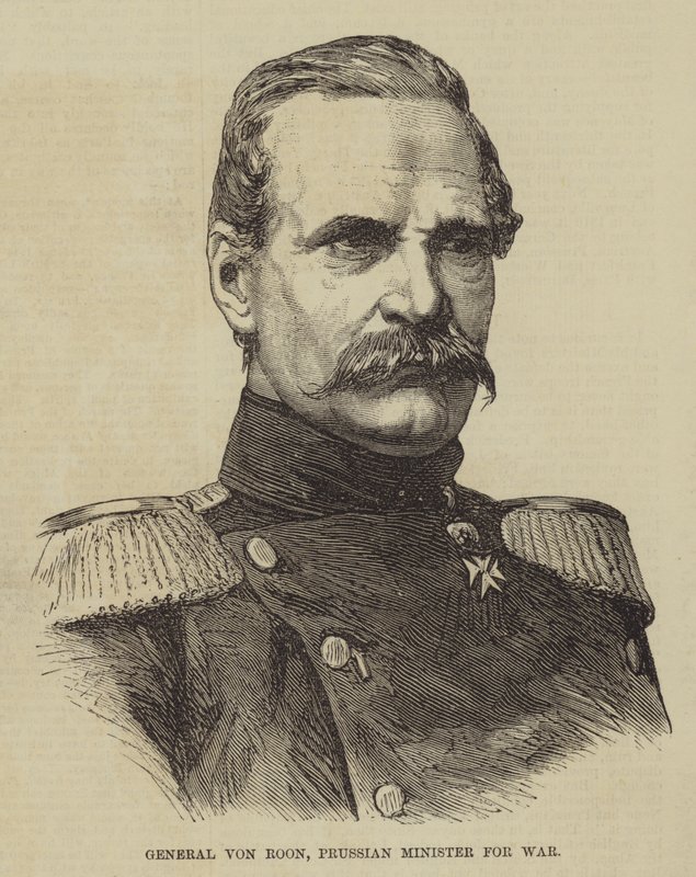 Von Roon tábornok, porosz hadügyminiszter (metszet) alkotó: English School