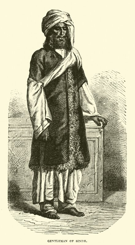 Szindhi úriember alkotó: English School
