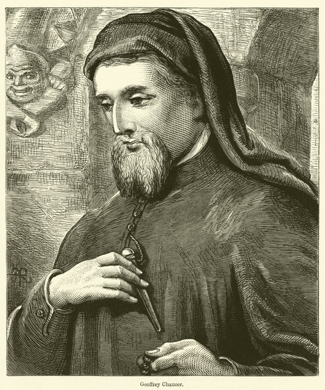 Geoffrey Chaucer (metszet) alkotó: English School