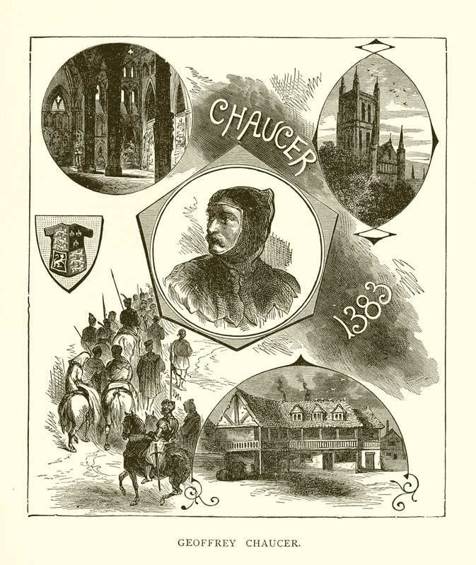 Geoffrey Chaucer alkotó: English School