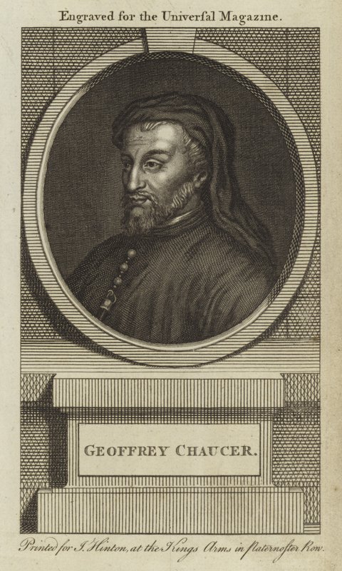 Geoffrey Chaucer alkotó: English School