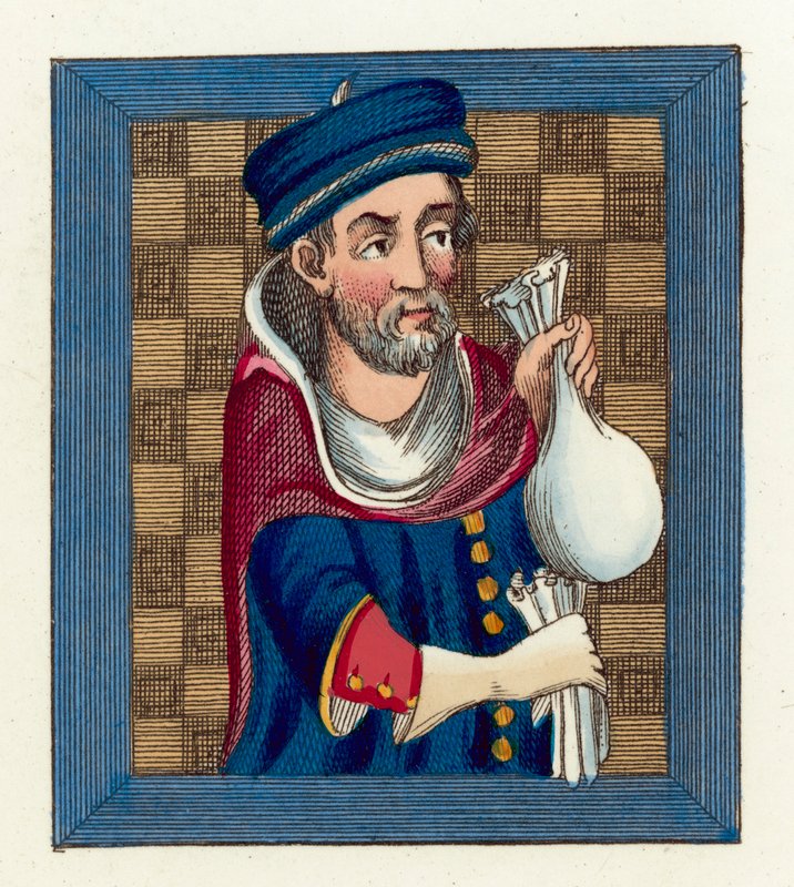 Geoffry De Lucy (színes metszet) alkotó: English School