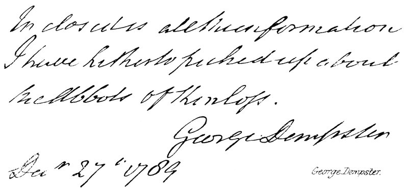 George Dempster alkotó: English School