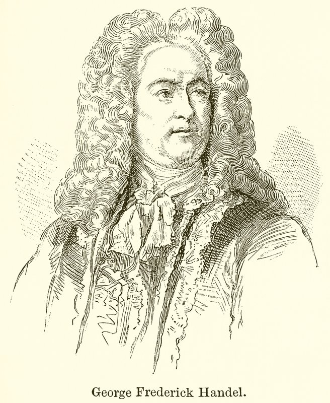 George Frederick Händel alkotó: English School