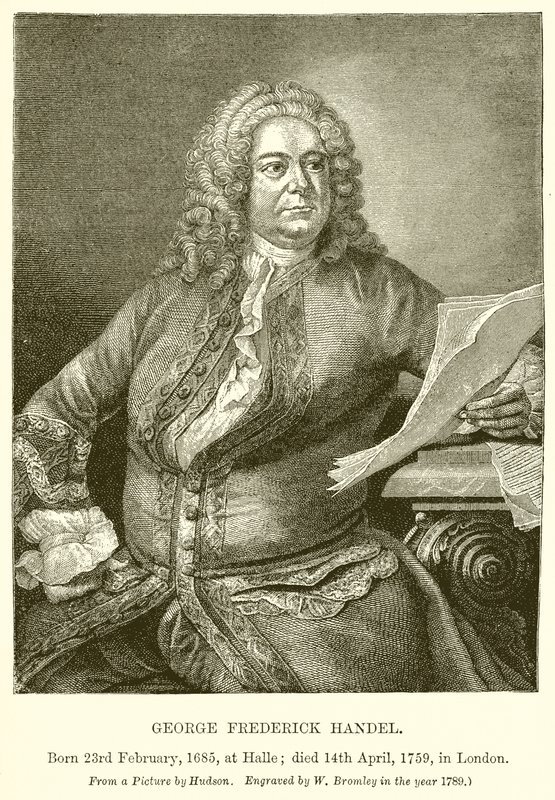 George Frederick Händel alkotó: English School