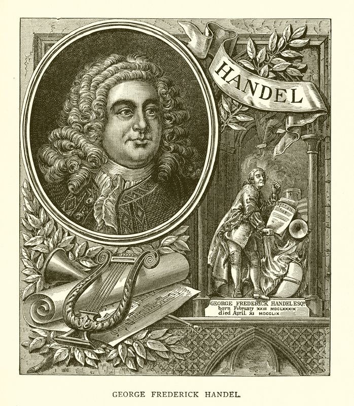George Frederick Händel alkotó: English School