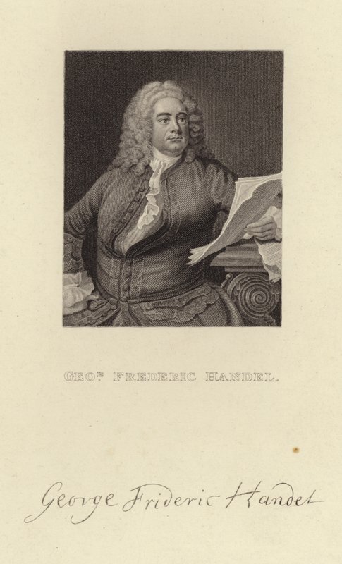 George Frederick Händel alkotó: English School