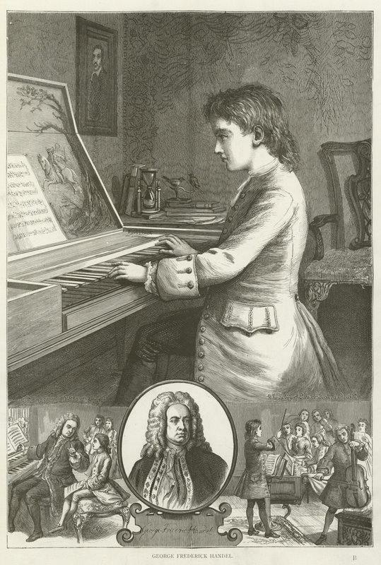 George Frederick Händel alkotó: English School
