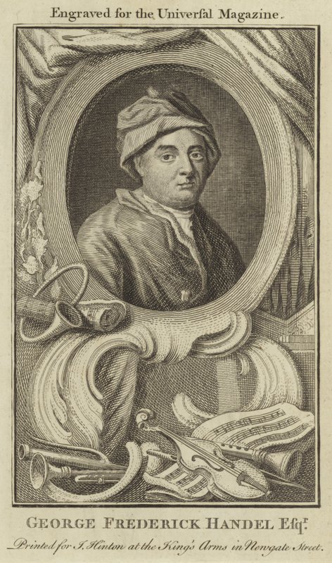 George Frederick Handel Esquire alkotó: English School