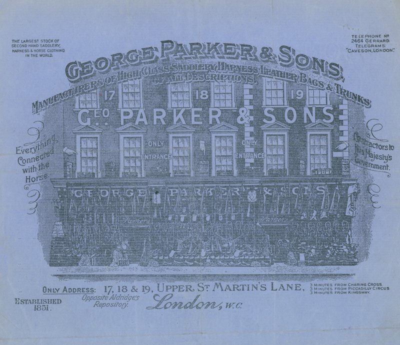 George Parker & Sons üzlet alkotó: English School