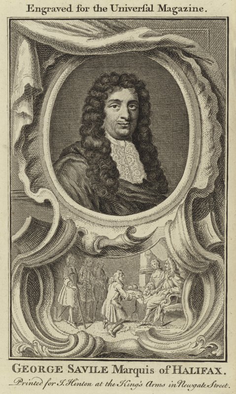 George Saville, Halifax márki alkotó: English School