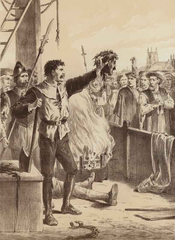 George Swallowell, "Íme, egy áruló feje" (litográfia) alkotó: English School