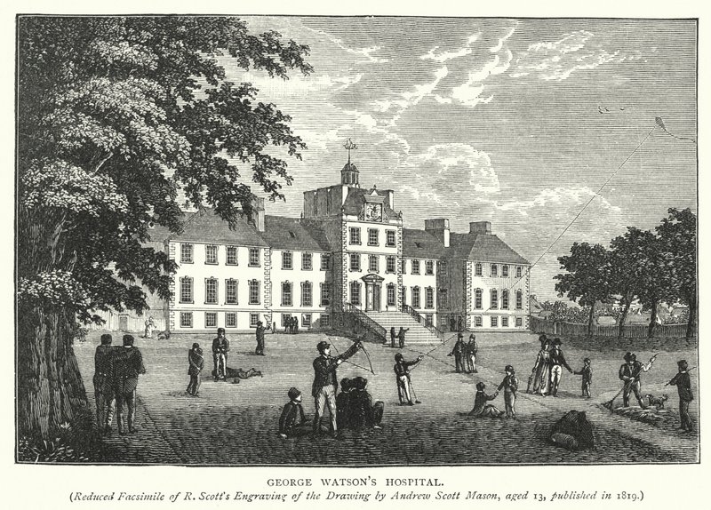 George Watson kórháza (metszet) alkotó: English School