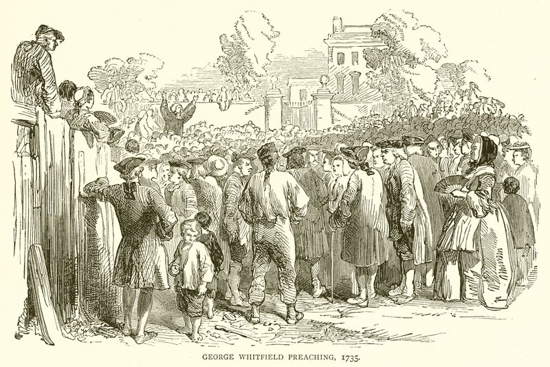 George Whitfield prédikáció, 1735 alkotó: English School