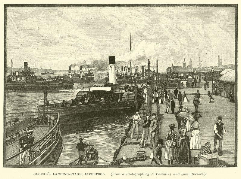 Georges Landing Stage, Liverpool alkotó: English School