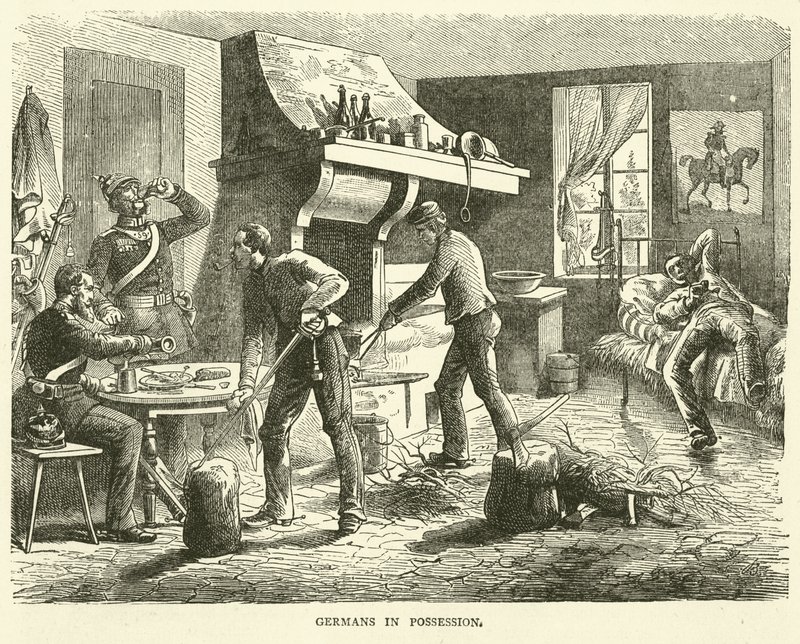 Németek birtokában, 1870. szeptember alkotó: English School