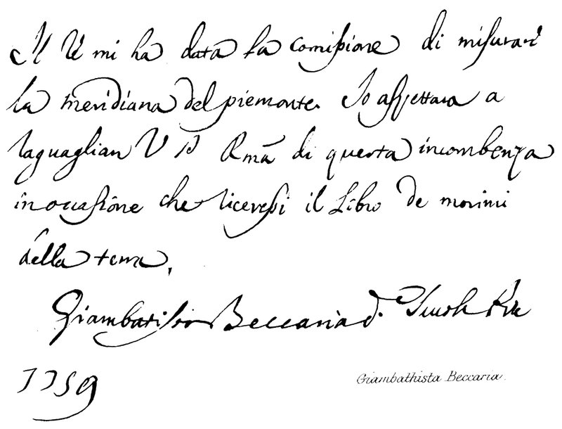 Giambattista Beccaria alkotó: English School