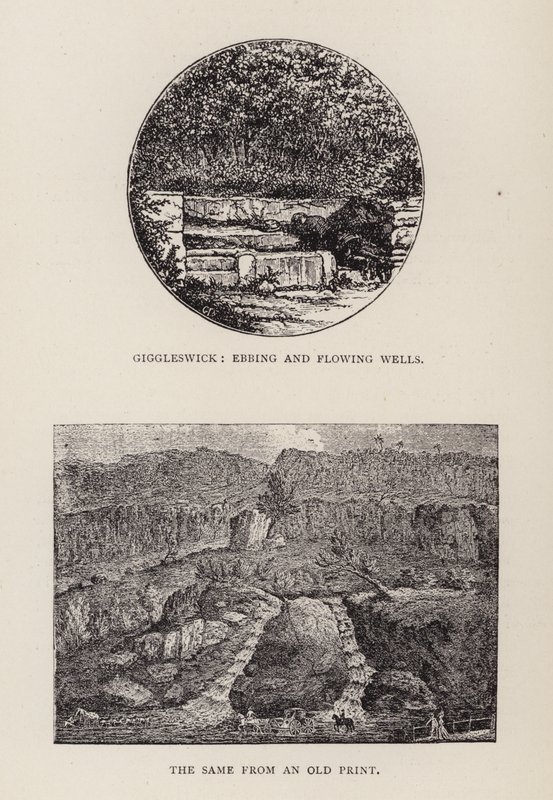 Giggleswick, Ebbing és folyó kutak (metszet) alkotó: English School