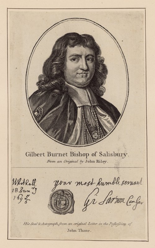 Gilbert Burnet, Bishop of Salisbury  alkotó: English School