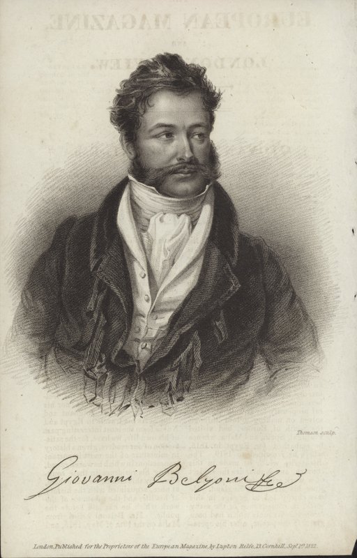Giovanni Battista Belzoni alkotó: English School