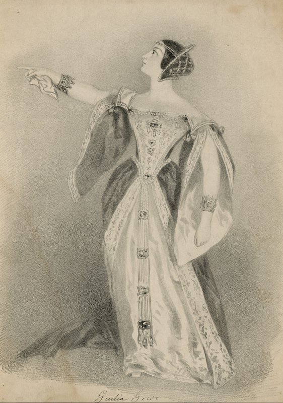 Giulia Grisi operaénekes alkotó: English School