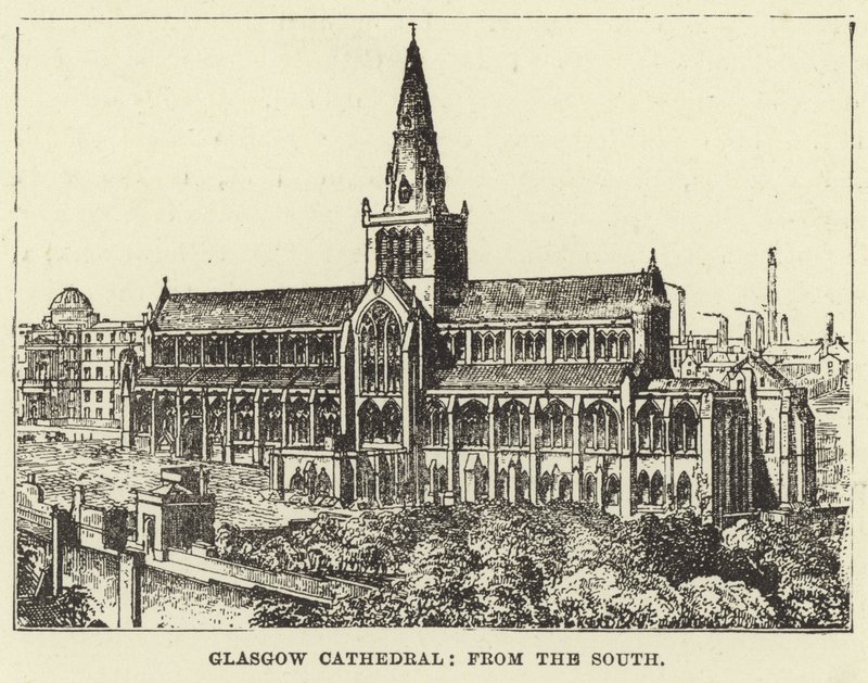 Glasgow-i katedrális, délről alkotó: English School