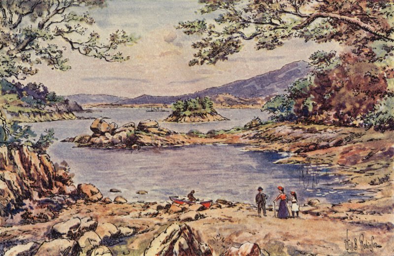 Glengariff (színes litó) alkotó: English School