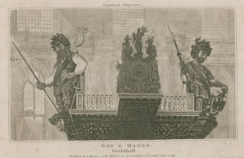 Gog és Magog, Guildhall, London alkotó: English School