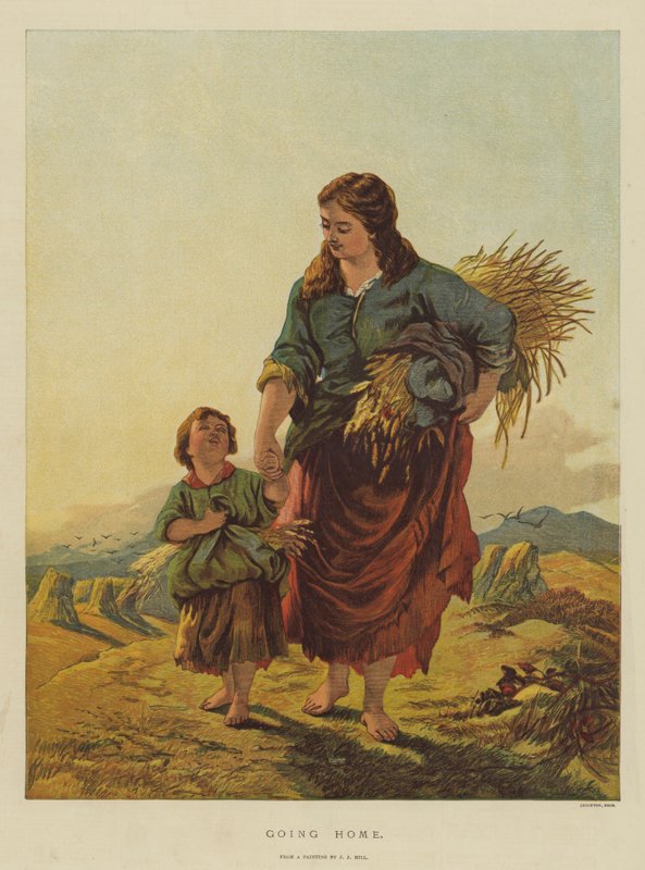 Hazatérés (chromolitho) alkotó: English School