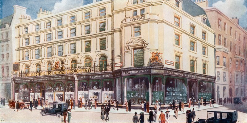 Goldsmiths & Silversmiths Company Ltd, Regent Street 112 alkotó: English School