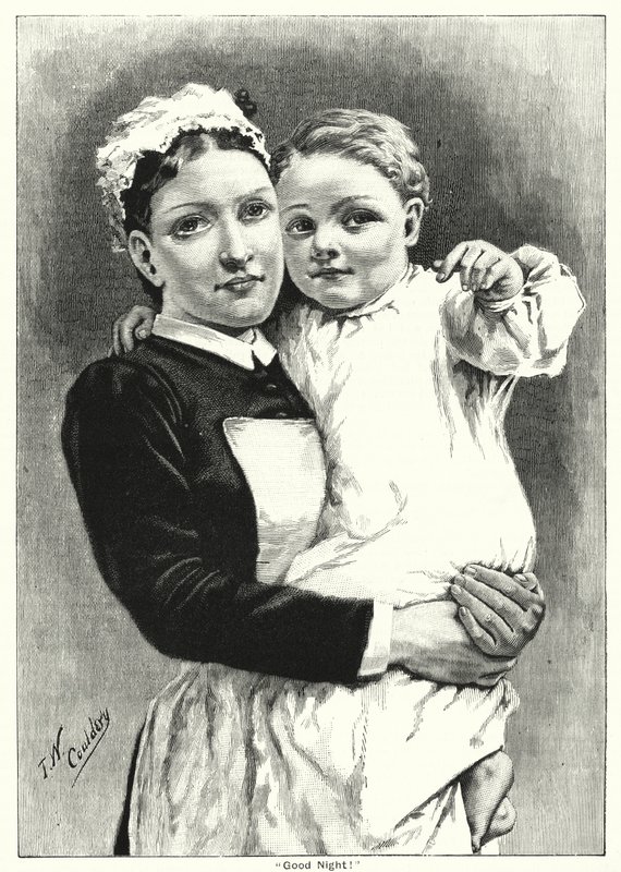 "Jó éjszakát!" (metszés) alkotó: English School