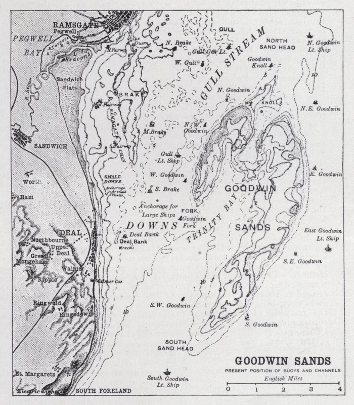Goodwin Sands (litho) alkotó: English School