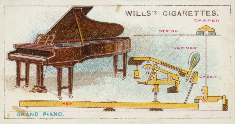 Nagy zongora (chromolitho) alkotó: English School