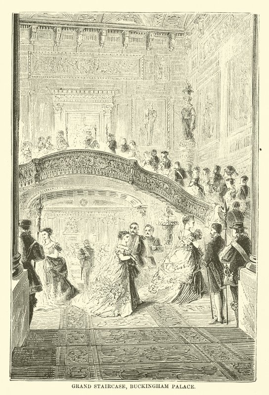 Grand Staircase, Buckingham-palota alkotó: English School