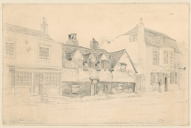 Gravel Pit Alms Houses, Notting Hill Gate, London alkotó: English School