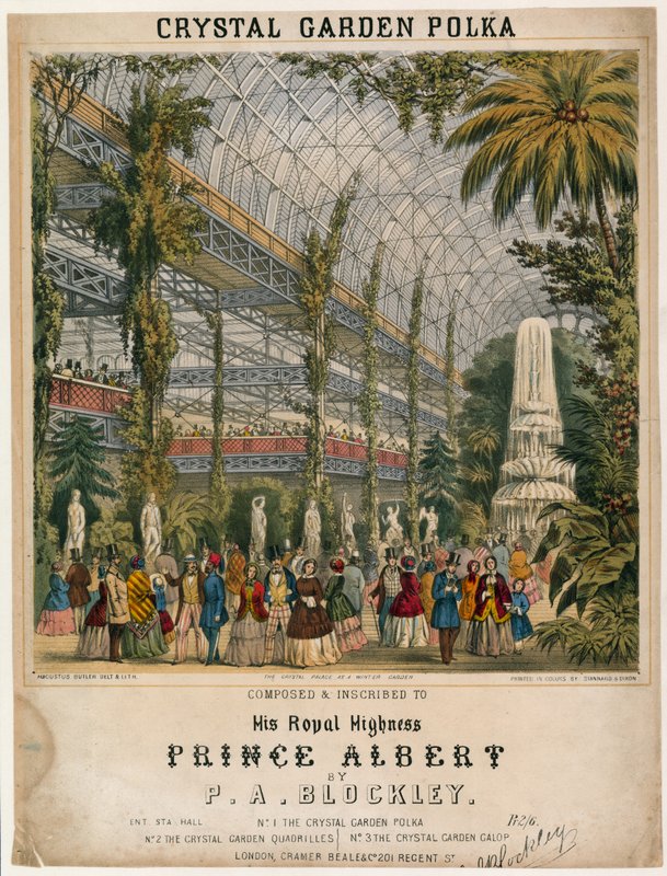 Nagy kiállítás, 1851, Crystal Garden Polka alkotó: English School