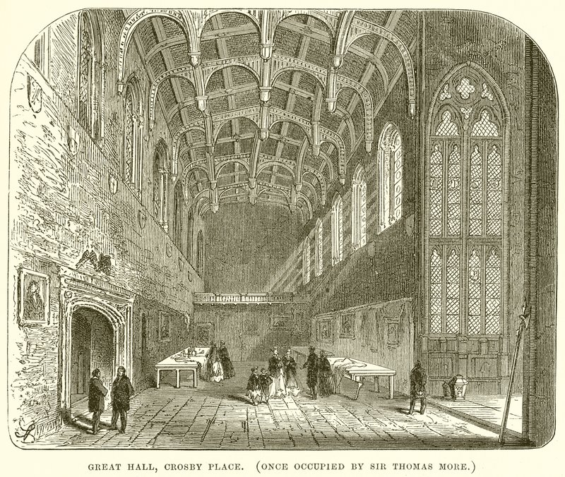 Nagyterem, Crosby Place. (Egyszer Sir Thomas More foglalta el) alkotó: English School