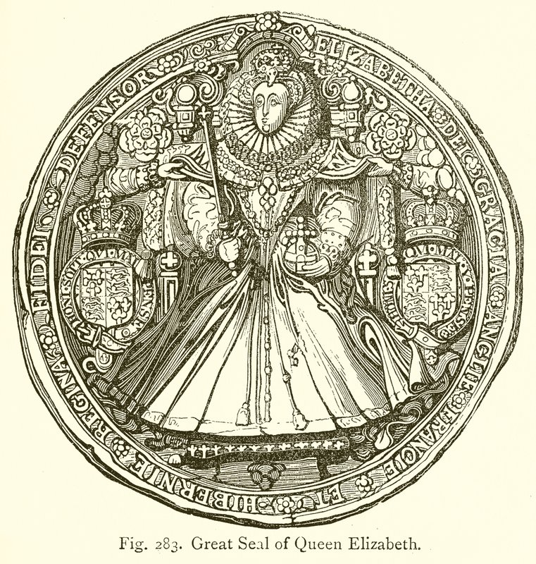 Erzsébet királynő nagy pecsétje alkotó: English School
