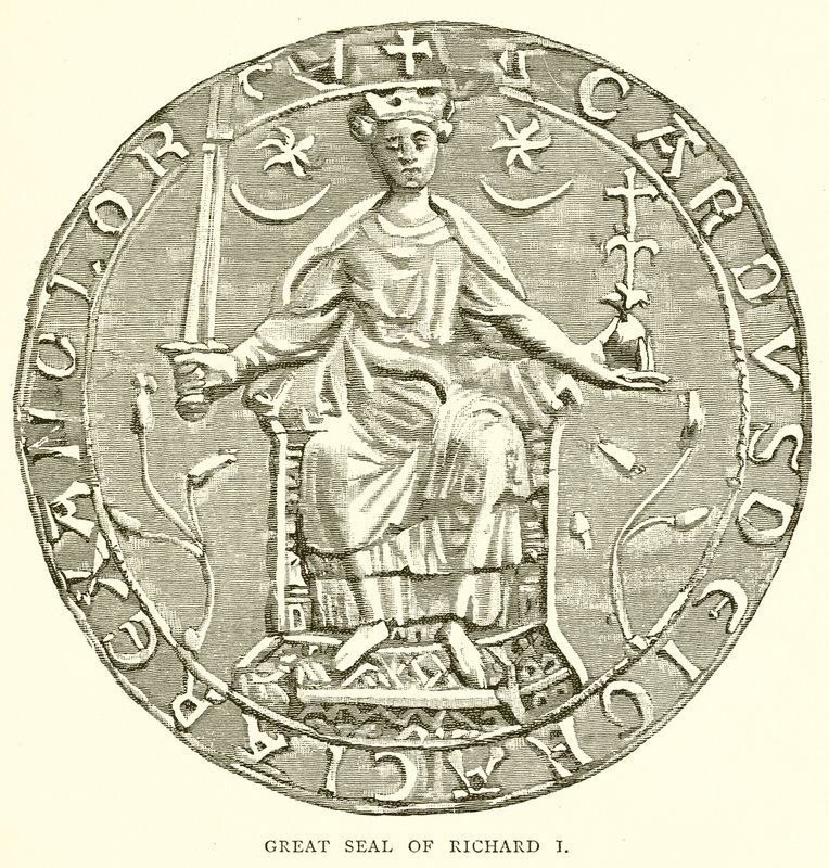 I. Richárd nagy pecsétje alkotó: English School